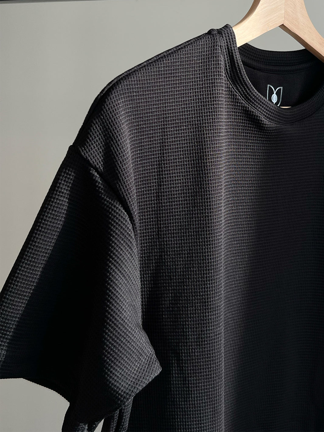 Conjuntos Cuello Redondo Waflle NEGRO