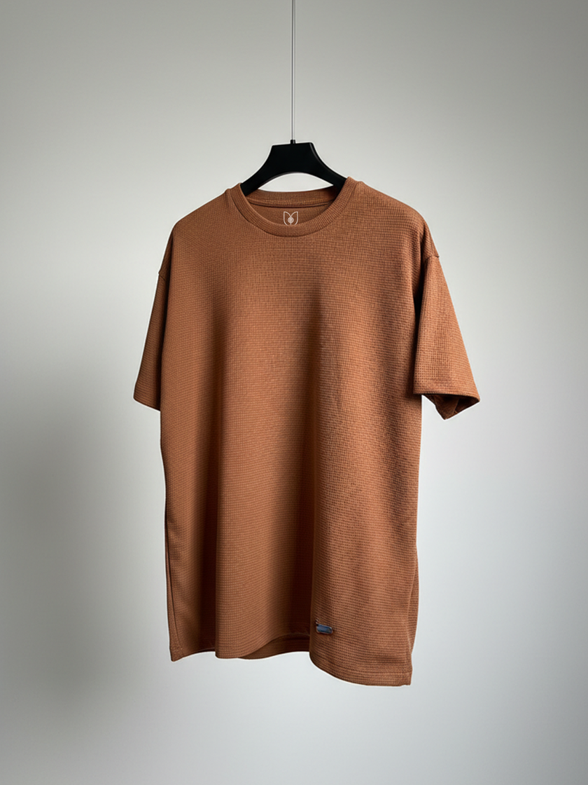 Conjunto Terracotta Waffle - Polo y Shorts