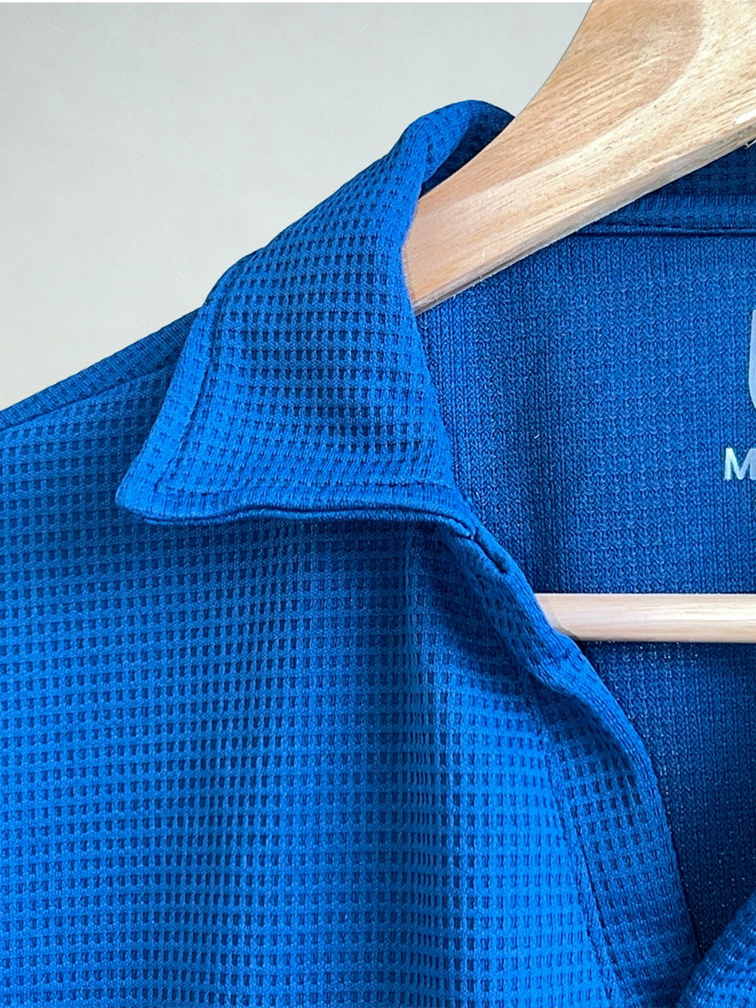 Camisa Polo Waffle AZUL COBALTO