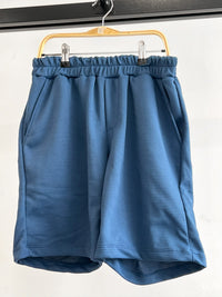 Conjuntos Cuello Redondo Waflle Azul Cobalto