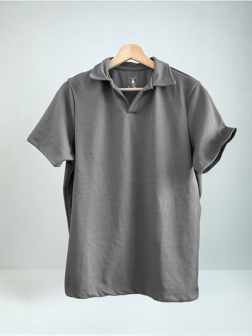 Conjunto deportivo Gris Oscuro – polo y short