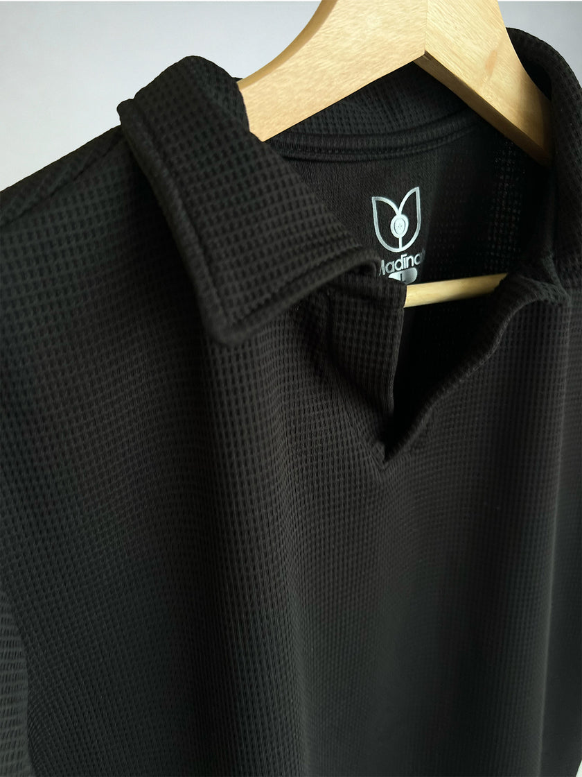 Conjunto deportivo NEGRO – polo y short