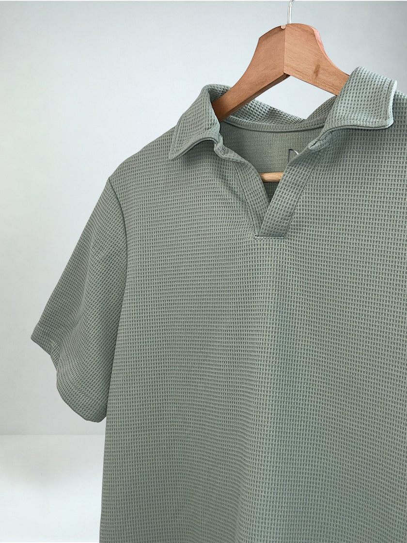 Conjunto deportivo VERDE HOJA – polo y short