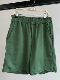 Conjunto Bottle Green Waffle - Polo y Shorts